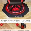 Direct Wicker Office Chair Mat Non-Slip Gaming Chair Mat for Hard Wood Floors Black