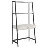 Grey Stone Herringbone and Black 3-piece Desk Set