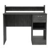 Charlotte Computer Desk with 2 Storage Shelves and Drawer