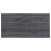 Weathered Grey and Chrome Rectangular Writing Desk