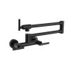 Pot Filler Faucets Both Hot Cold Water Wall Faucet Brass Faucets Kitchen Folding Kitchen Faucets Commercial Sink Faucet 3 Handles 2 Holes Joint Swing
