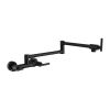 Pot Filler Faucets Both Hot Cold Water Wall Faucet Brass Faucets Kitchen Folding Kitchen Faucets Commercial Sink Faucet 3 Handles 2 Holes Joint Swing